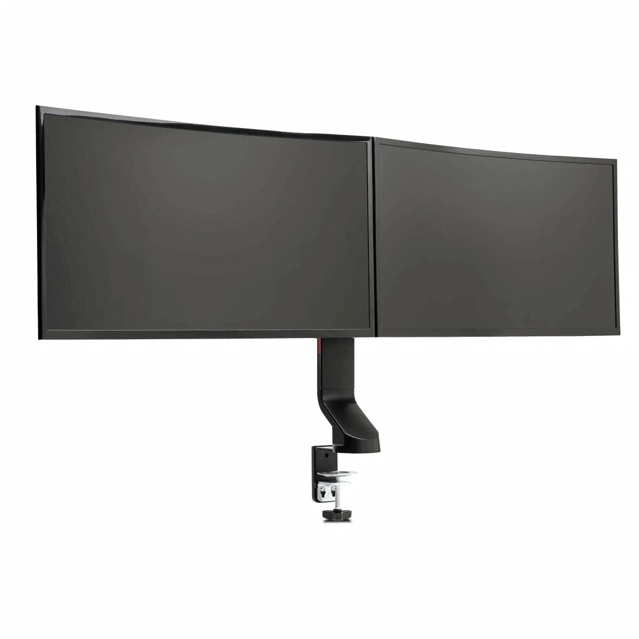 Kensington Dual Monitor Arm Space Saving Flat Tilt Swivel