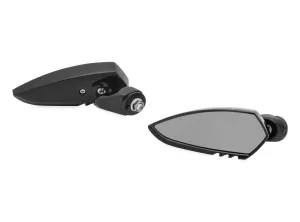 Kuryakyn Fairing Mounted Scythe Mirrors for Harley Davidson 2006-13 Street Glides, 1996-2013 Electra Glides, 2009-13 Trikes