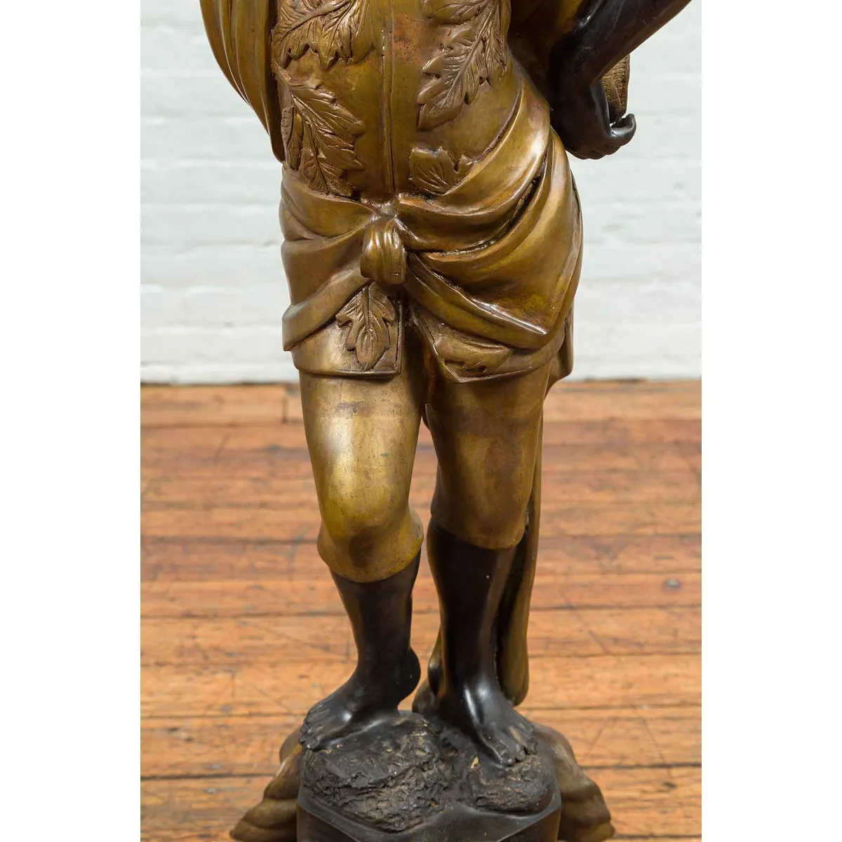 Large Vintage Bronze Candleholder