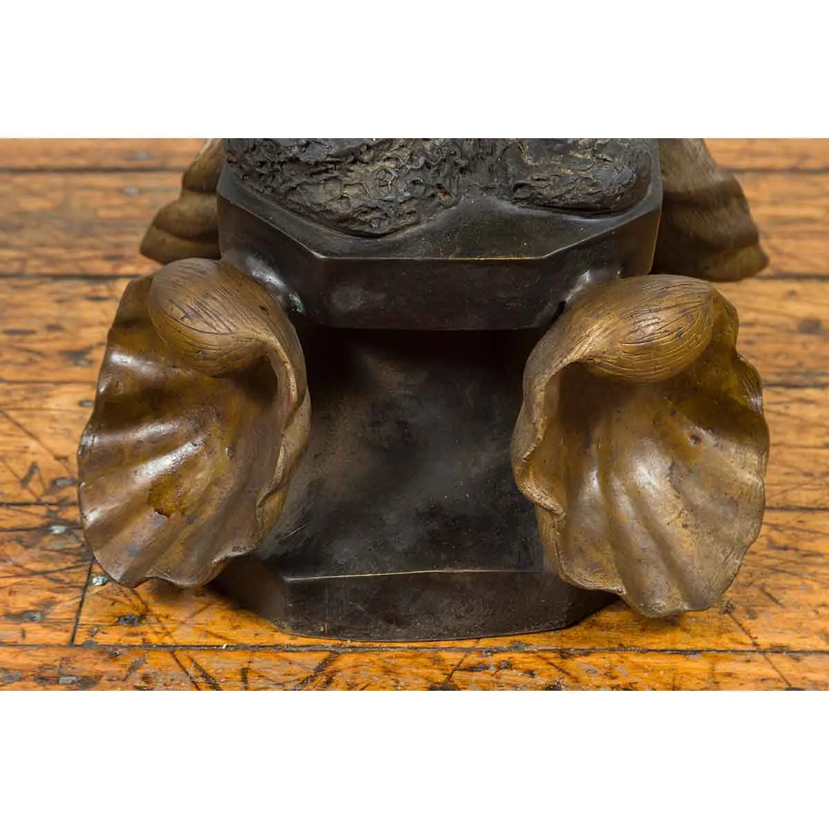 Large Vintage Bronze Candleholder