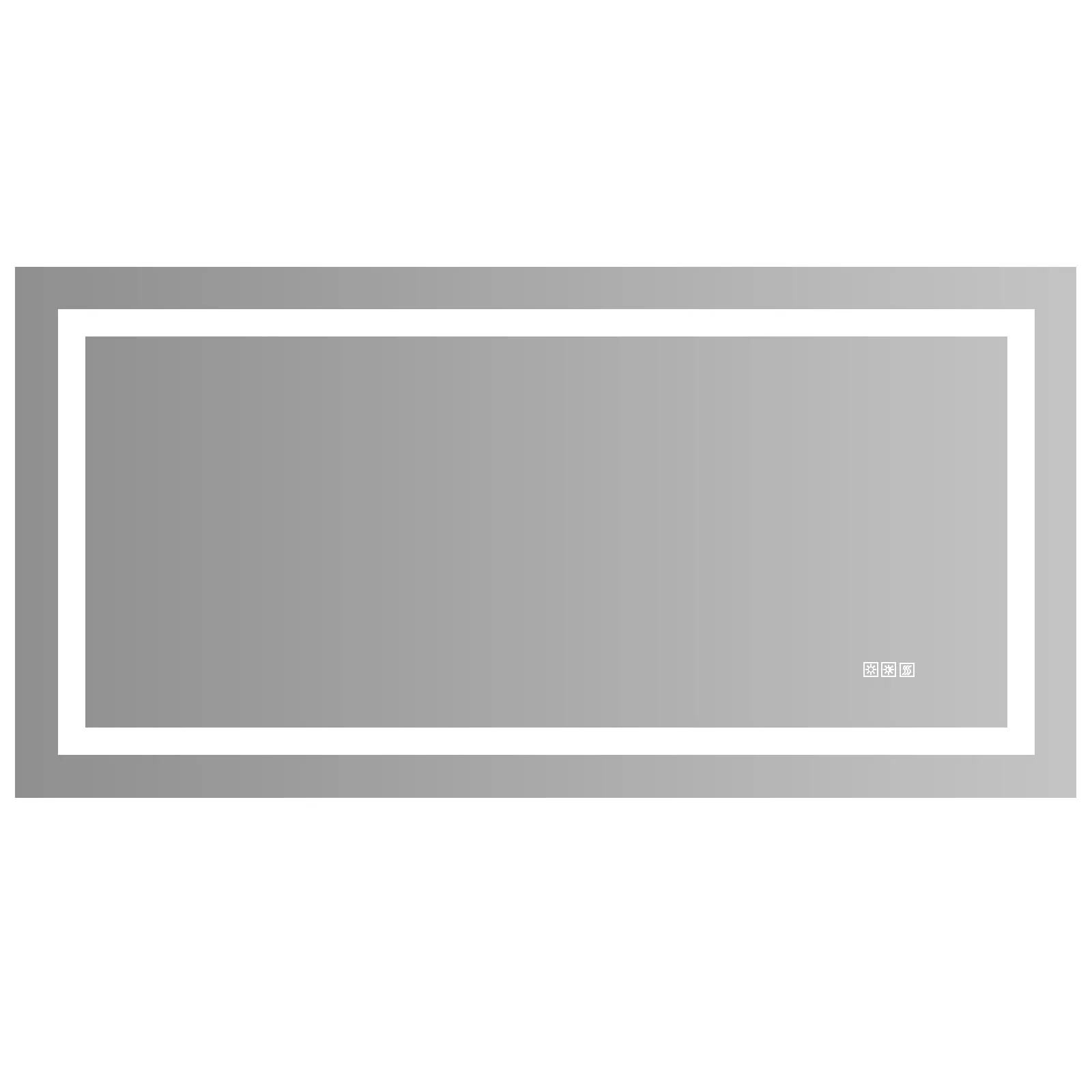 LED Bathroom Mirror 72x36  Inch with lights, anti-Fog & Dimming Led Bathroom Vanity Mirror
