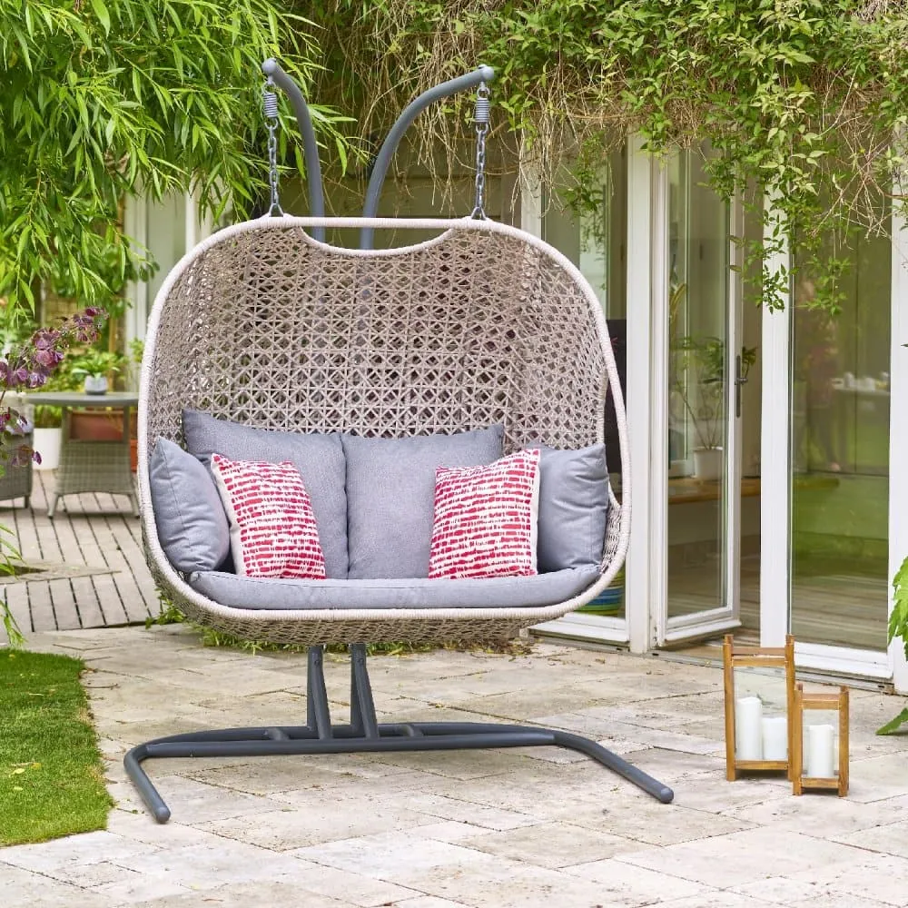 LeisureGrow Oslo Double Egg Chair