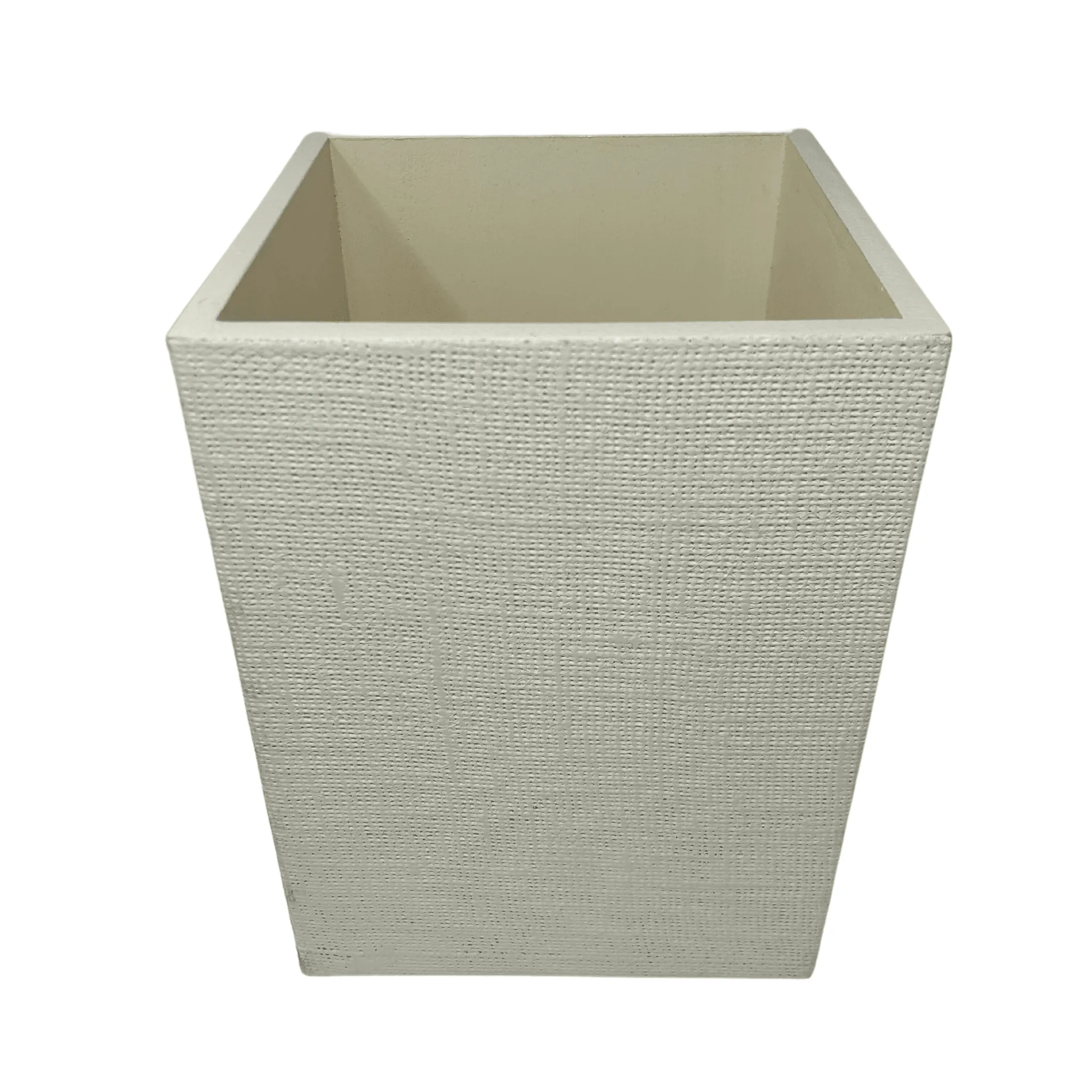 Linen Burlap Wastebasket