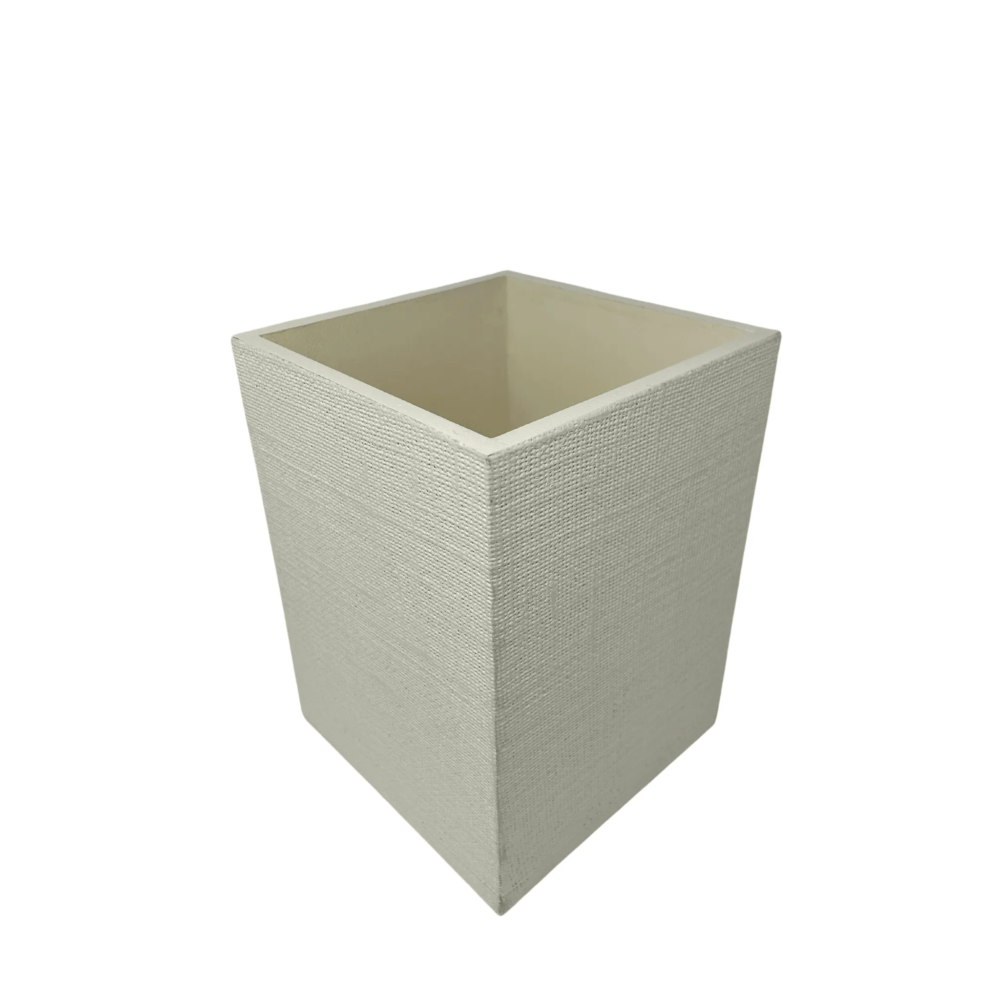 Linen Burlap Wastebasket