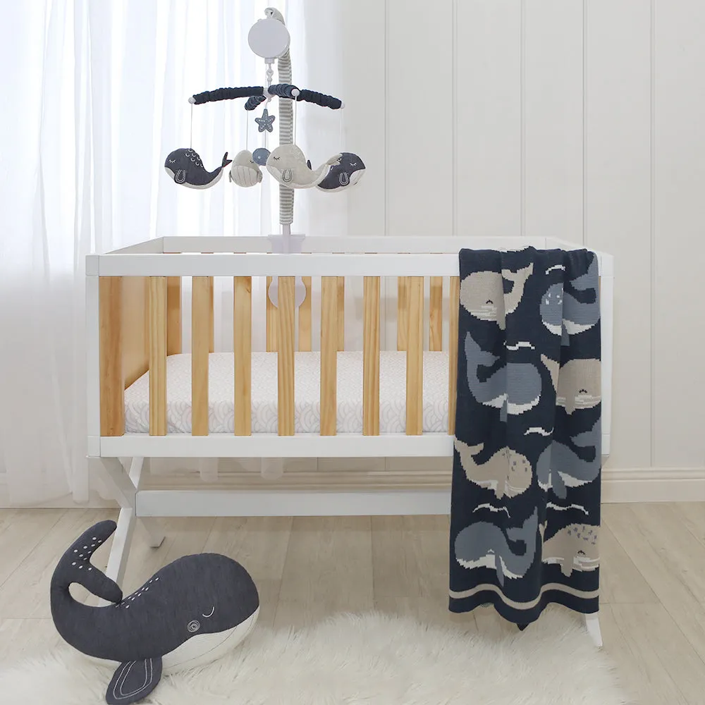 Living Textiles Cushion - Walter The Whale