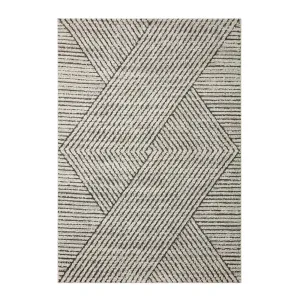 Loloi Fabian Charcoal / Ivory Linear Rug