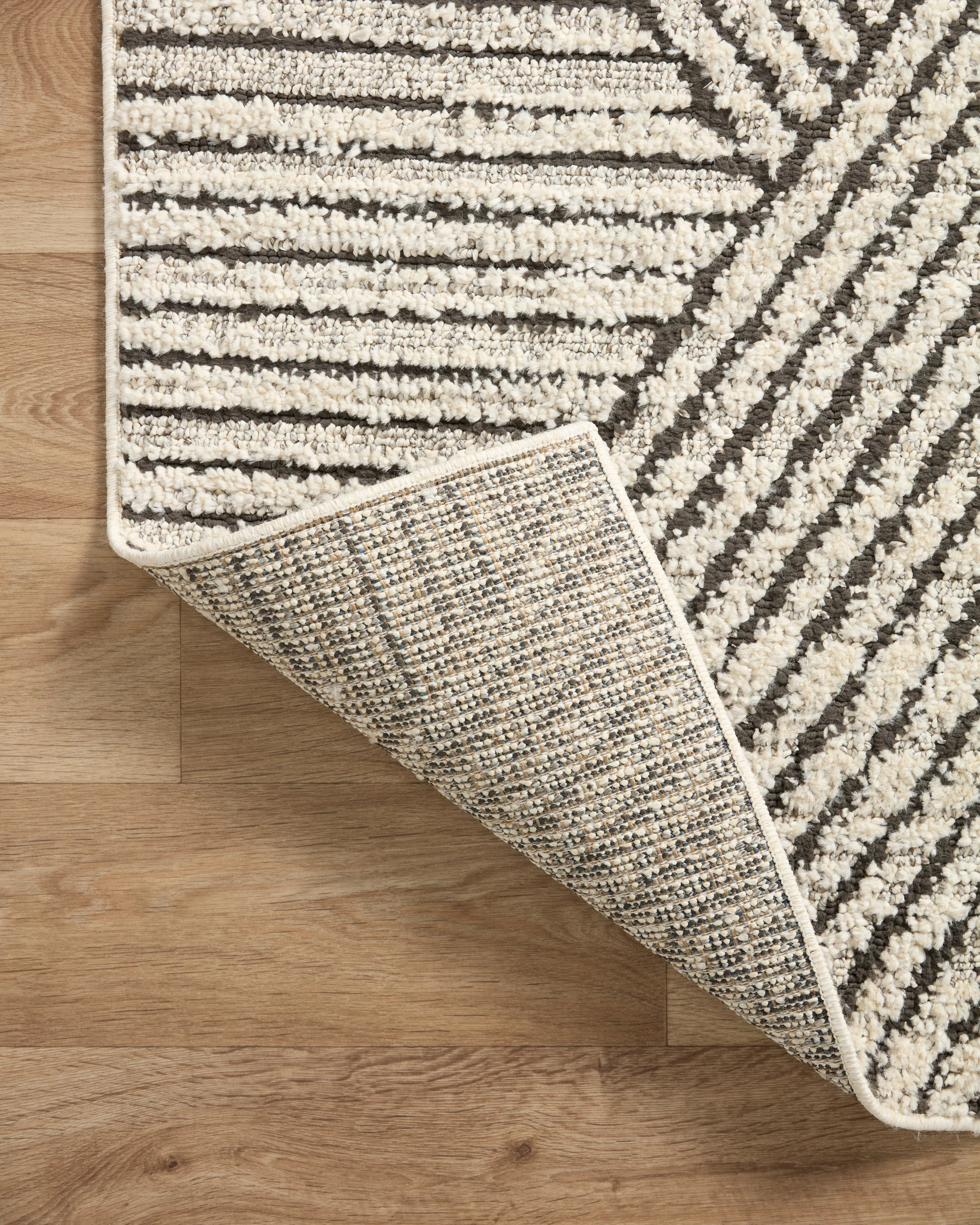 Loloi Fabian Charcoal / Ivory Linear Rug