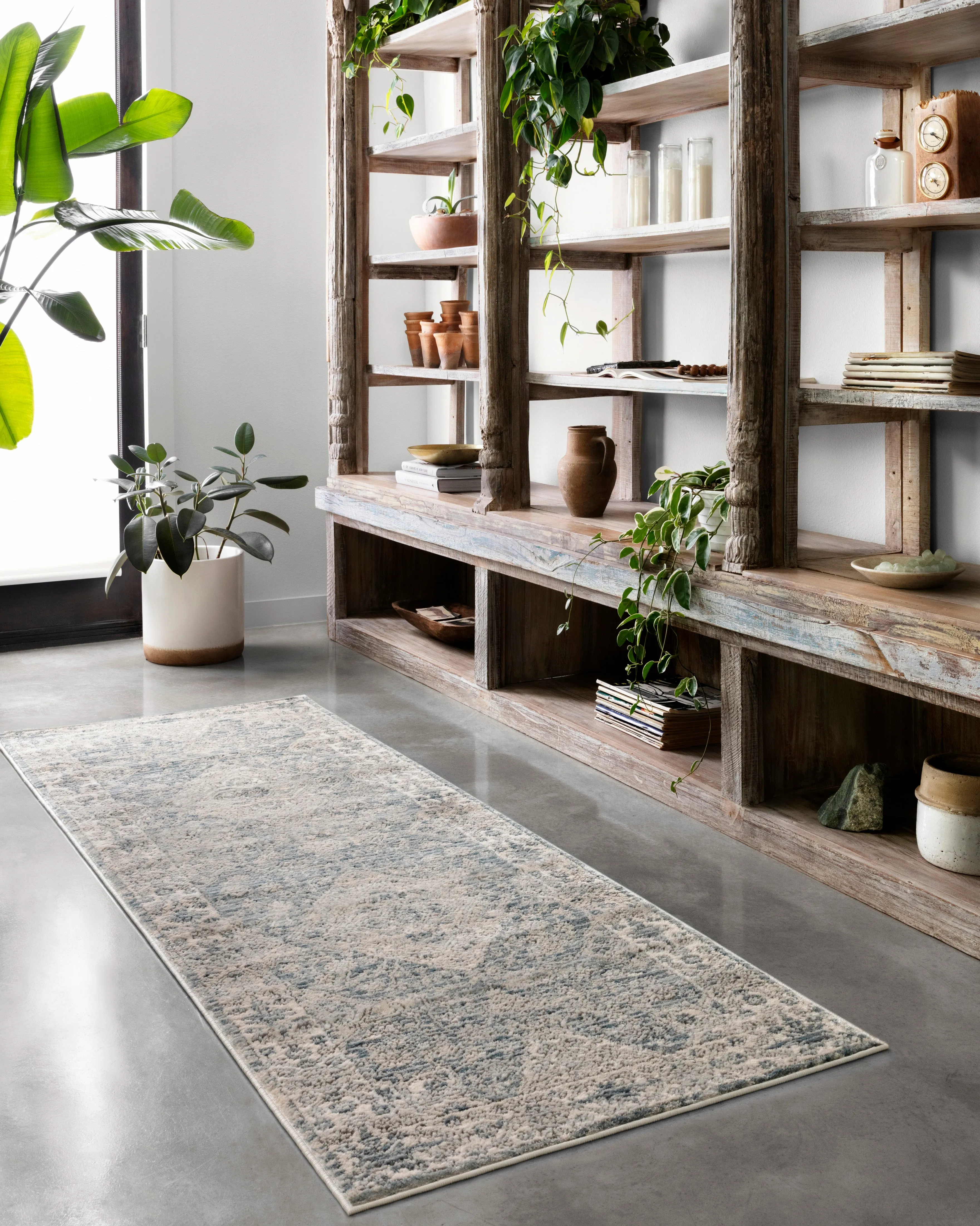 Loloi Teagan Sky / Natural Rug