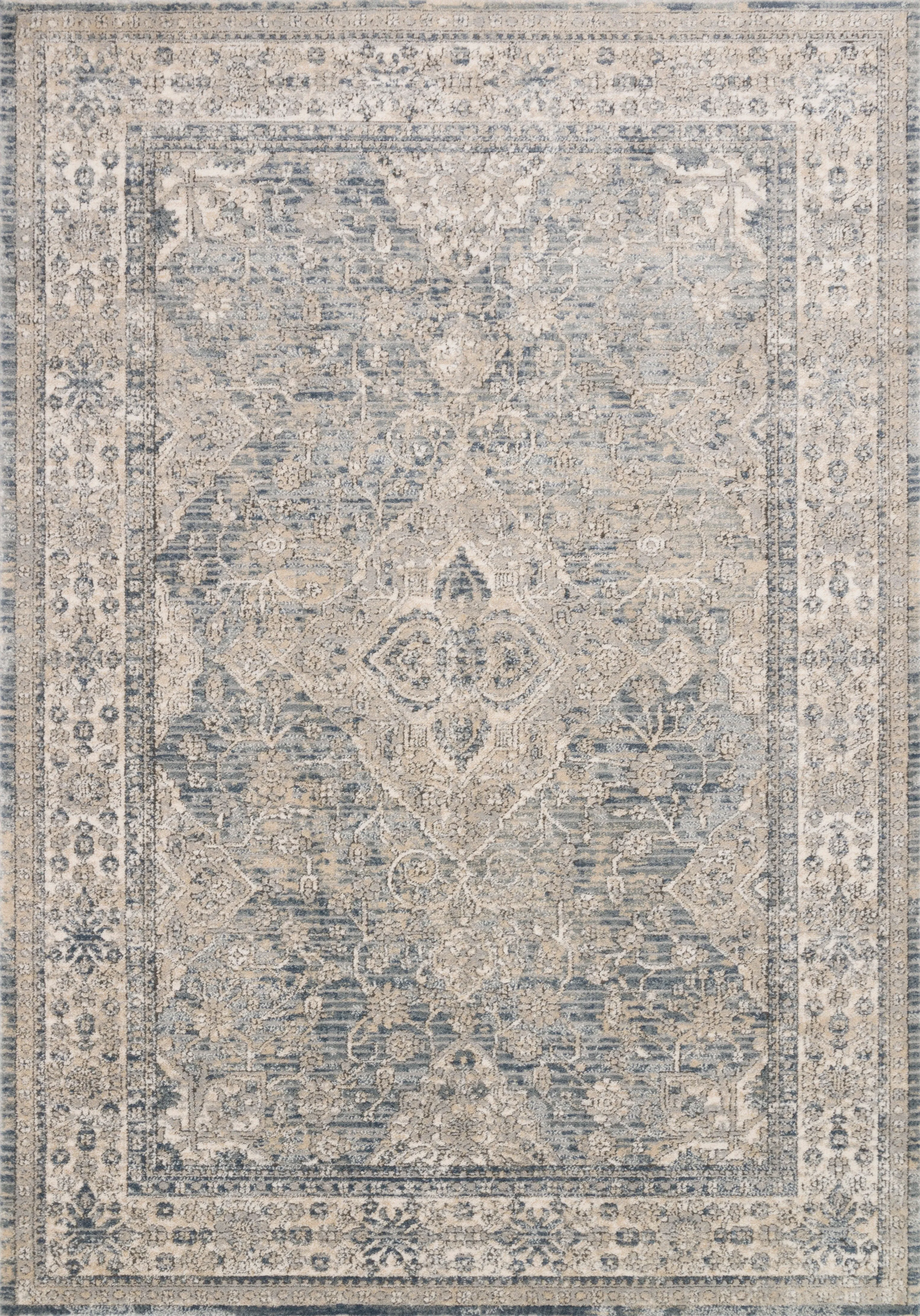 Loloi Teagan Sky / Natural Rug