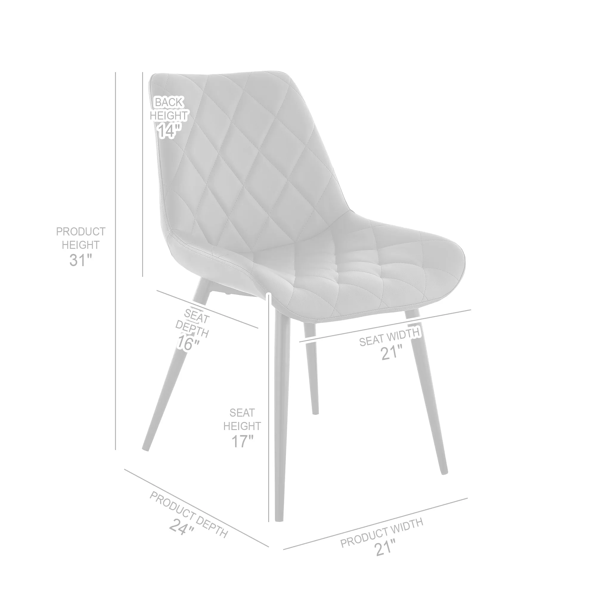Loralie Dining Chair Set of 2