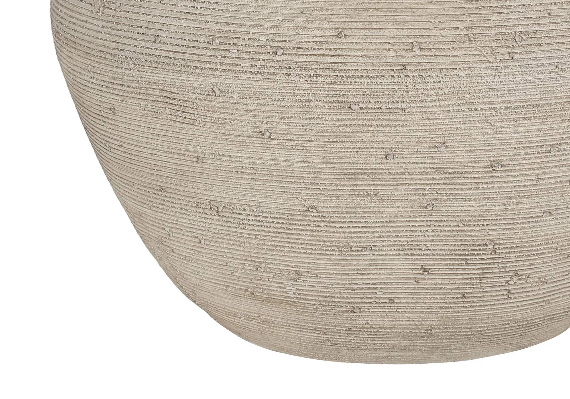 LuminaGlow 25"H Table Lamp - Cream Concrete with Beige Shade, Embrace Contemporary Elegance
