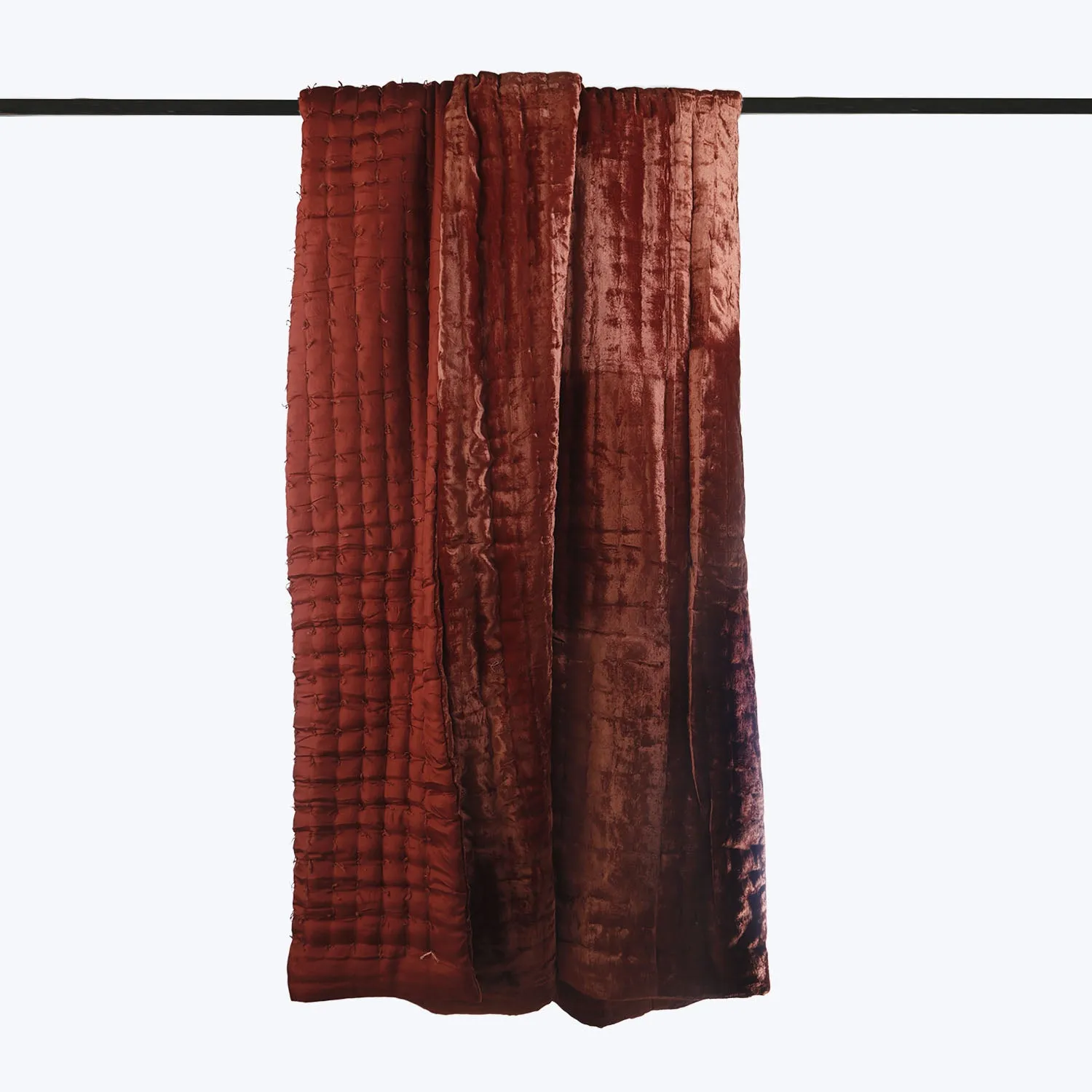 Luminous Velvet Throw