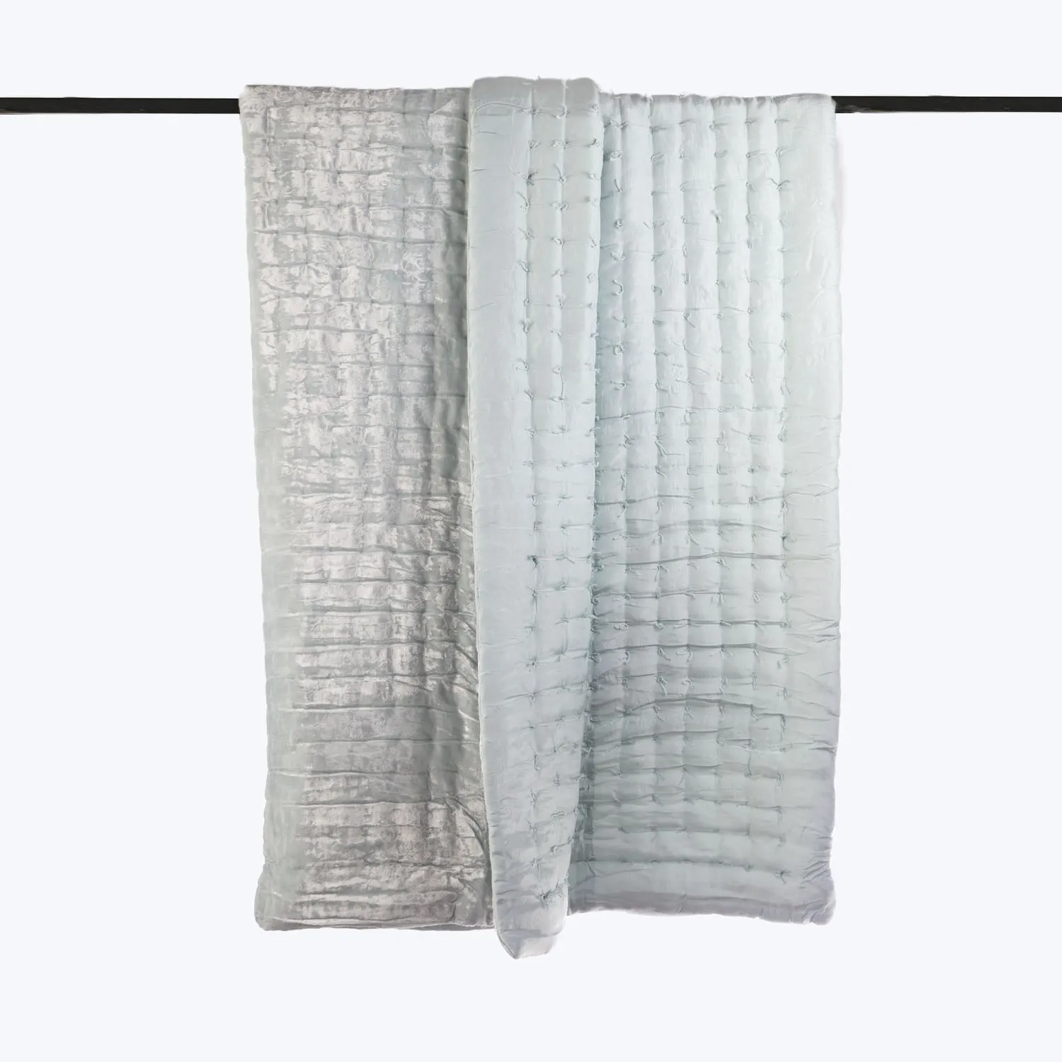 Luminous Velvet Throw