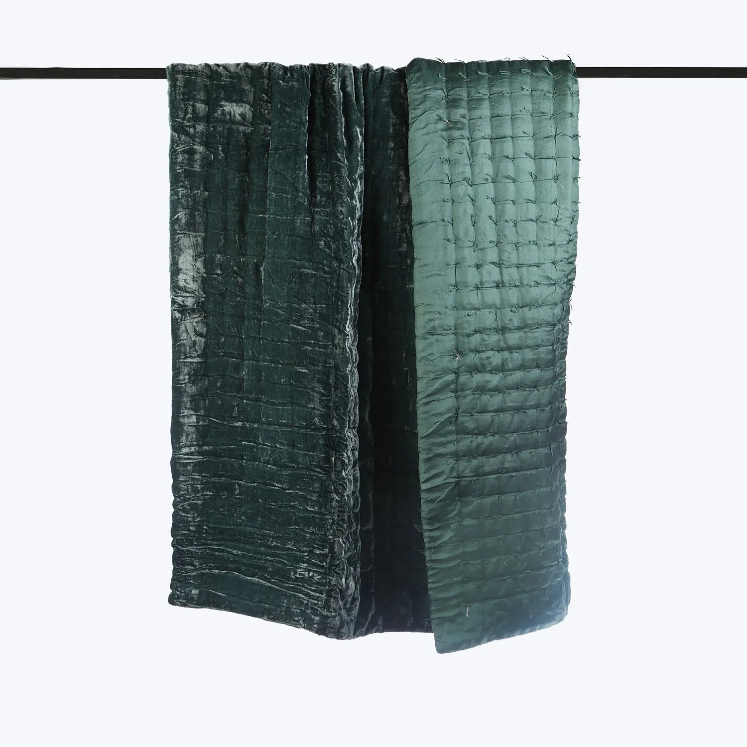 Luminous Velvet Throw