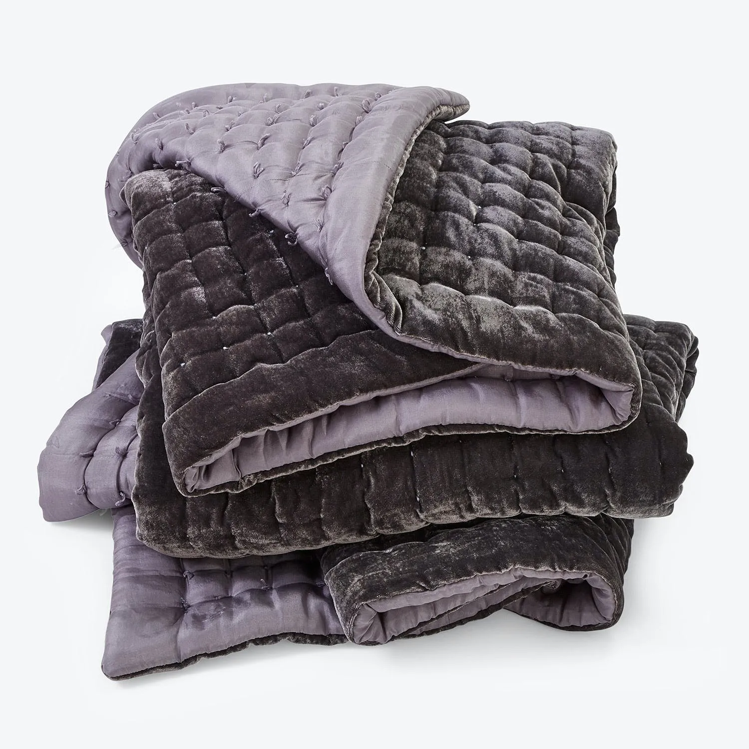 Luminous Velvet Throw