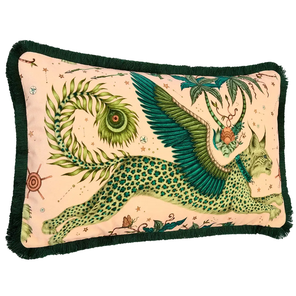 Lynx Luxury Velvet Bolster Cushion