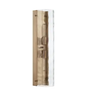 Lyra 2 Light Sconce- Aged Brass