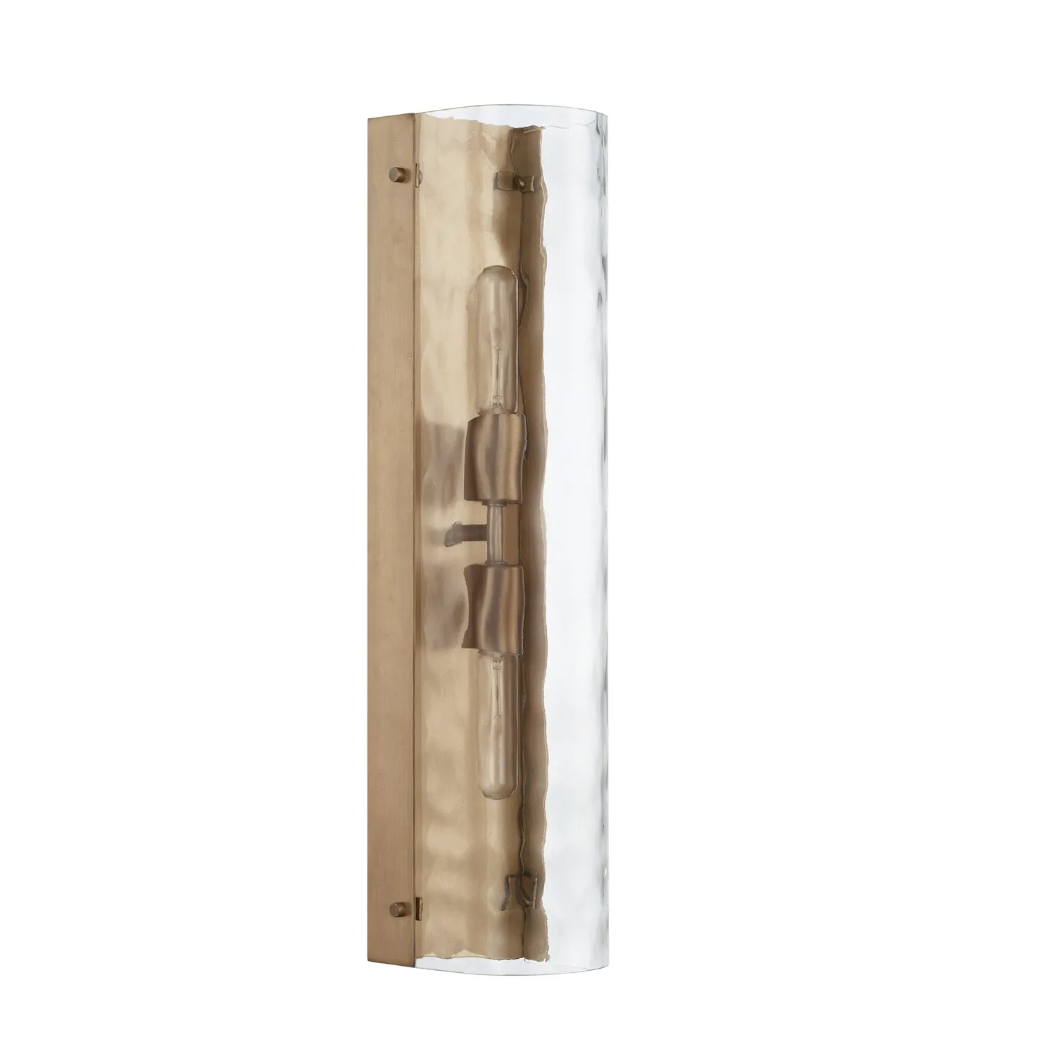 Lyra 2 Light Sconce- Aged Brass