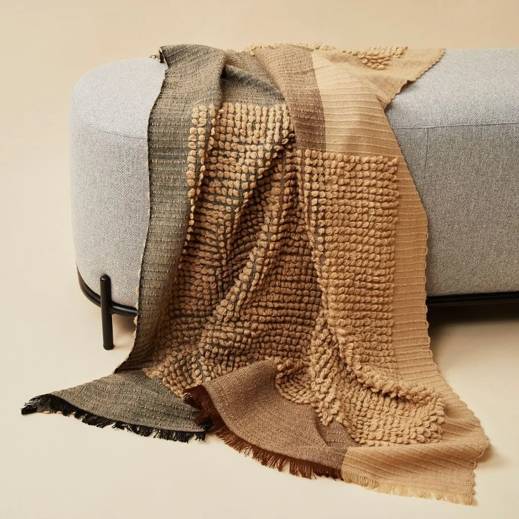 Macaroon Merino Throw