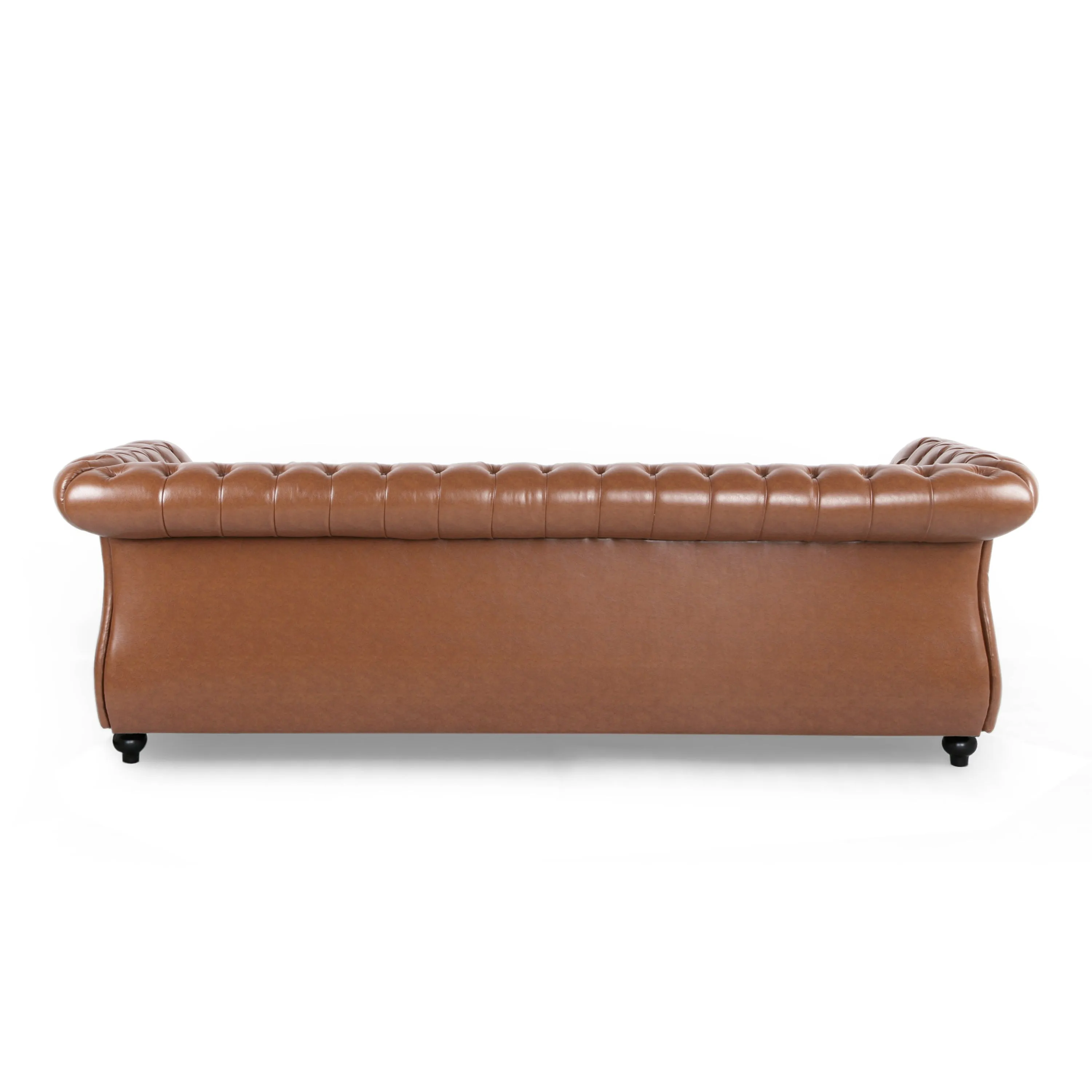 Madelena Chesterfield Tufted Sofa with Scroll Arms