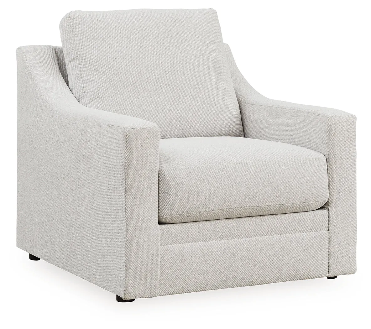 Maitelynn Sofa, Loveseat, Chair and Ottoman in Chalk