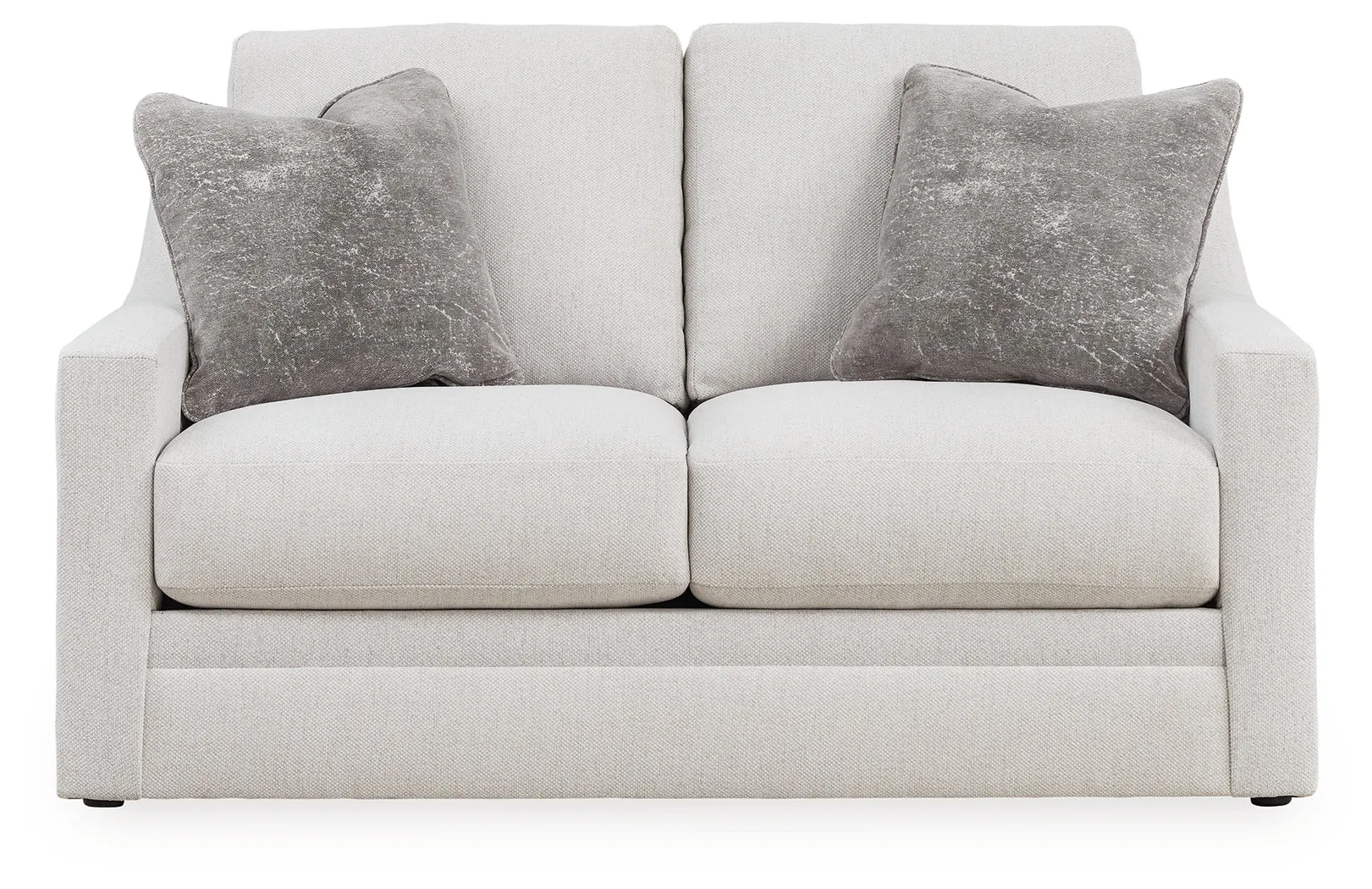 Maitelynn Sofa, Loveseat, Chair and Ottoman in Chalk