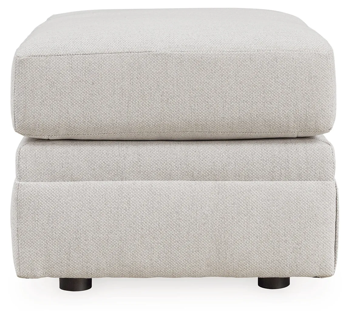 Maitelynn Sofa, Loveseat, Chair and Ottoman in Chalk