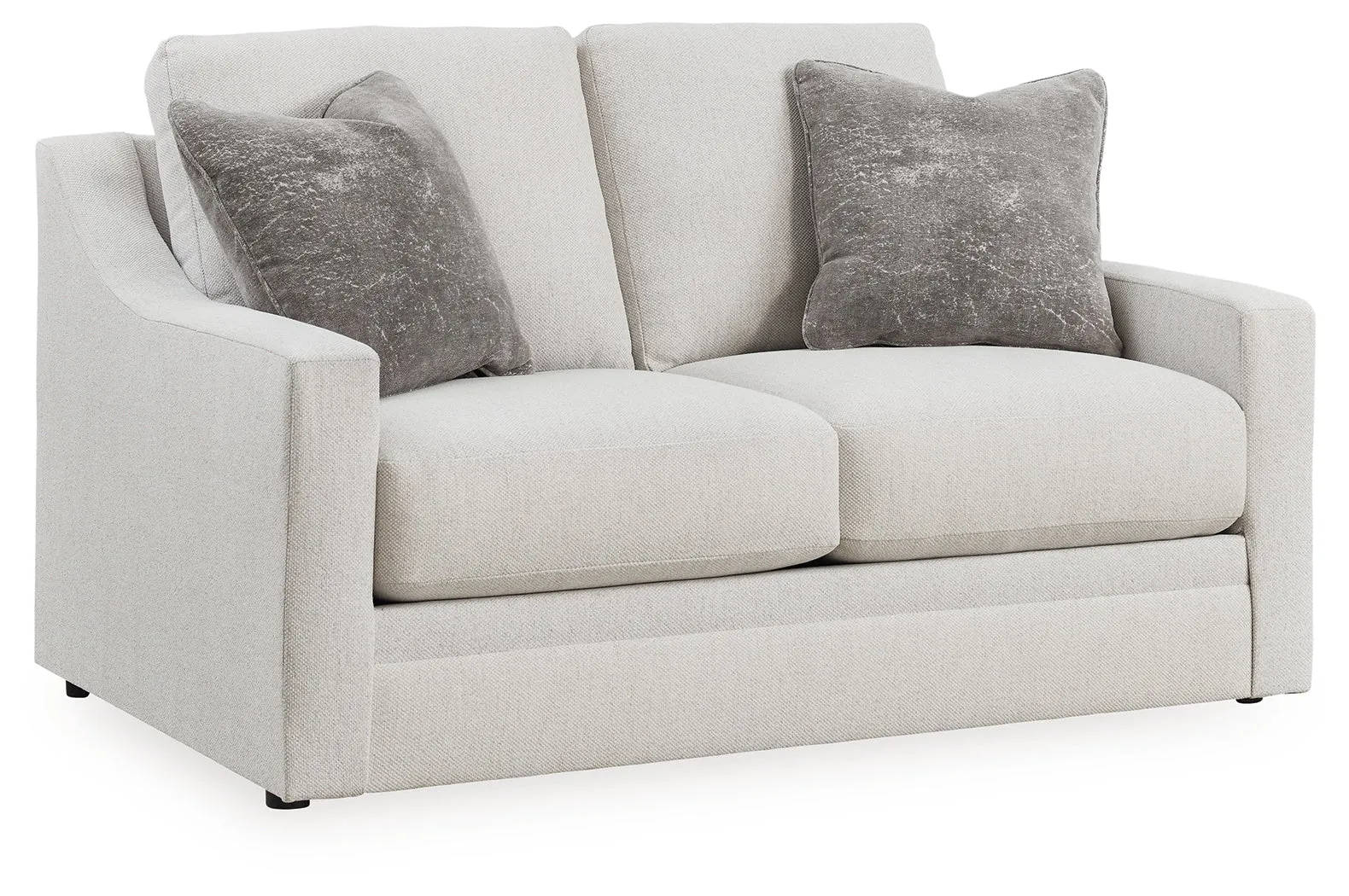 Maitelynn Sofa, Loveseat, Chair and Ottoman in Chalk