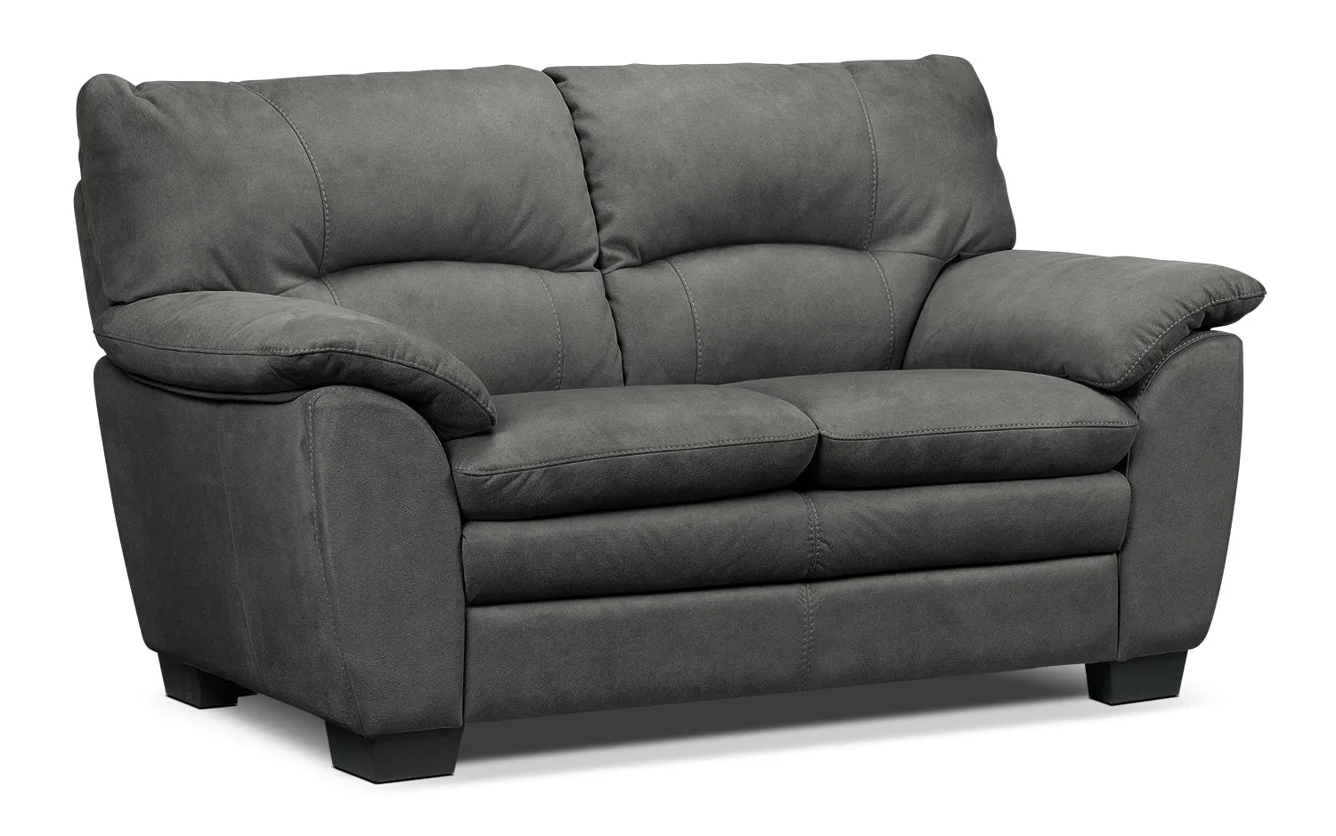 Maree Sofa, Loveseat and Chair Set - Charcoal