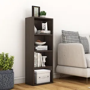 Matrix Bookcase / Home Decor / Storage Shelves / Kids Book Rack (4-Tier, Classic Wenge)