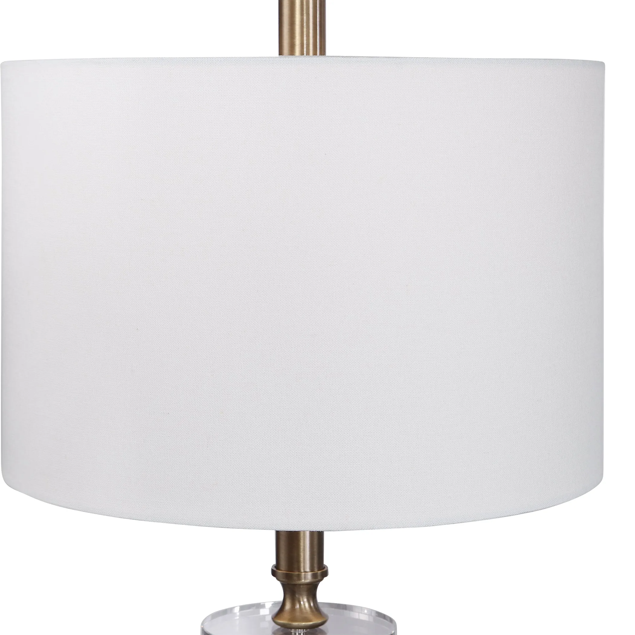 Maud Aged Black Floor Lamp