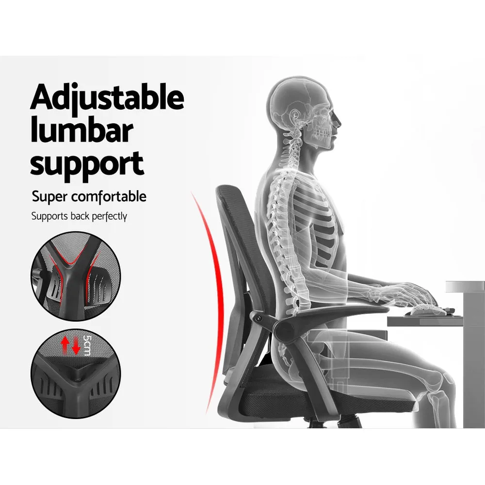 Mesh Executive Swivel Office Chair Computer Chair Mid Back - Black
