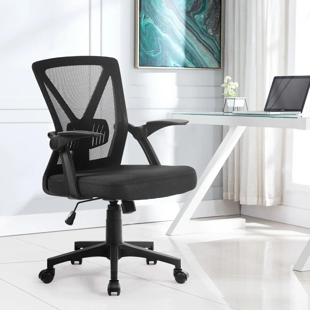 Mesh Executive Swivel Office Chair Computer Chair Mid Back - Black