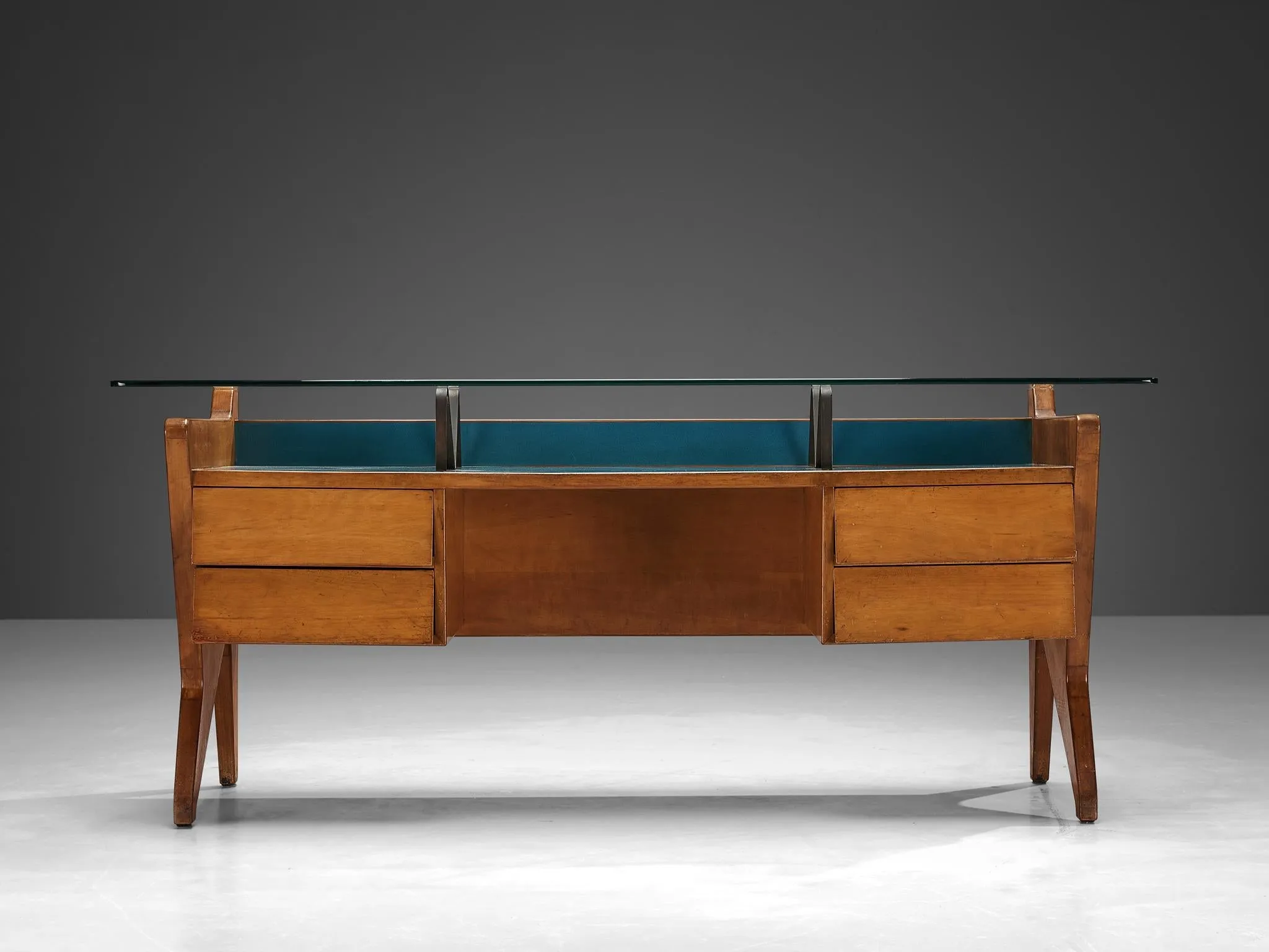 Midcentury Italian Showcases or Presentation Desks