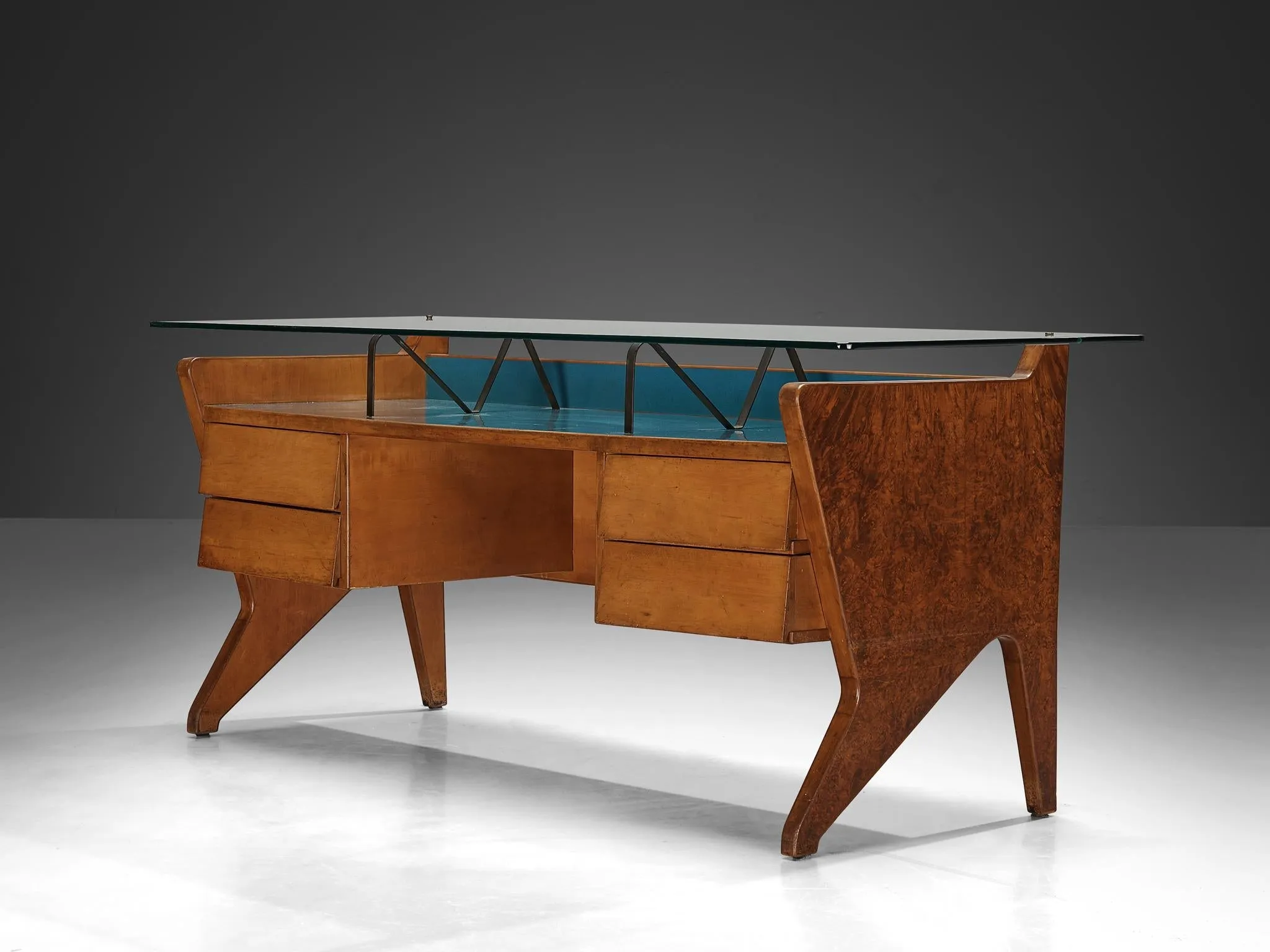 Midcentury Italian Showcases or Presentation Desks