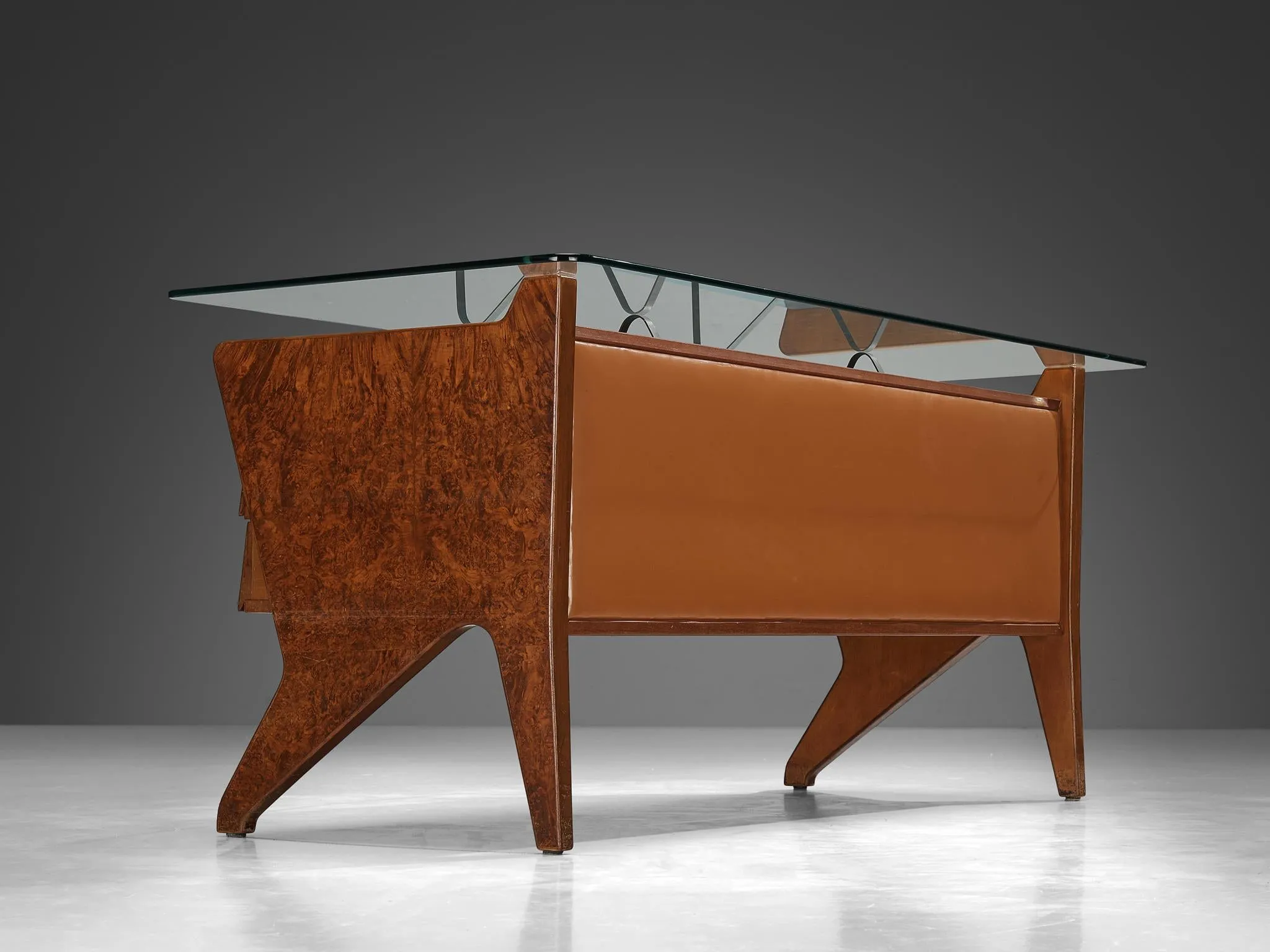 Midcentury Italian Showcases or Presentation Desks