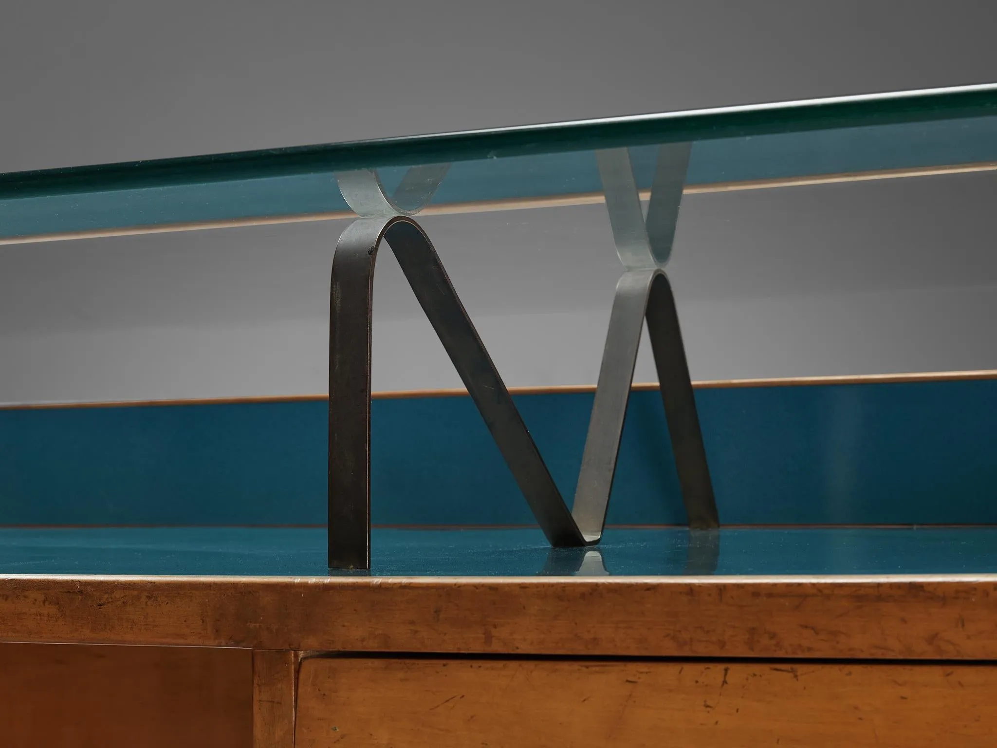 Midcentury Italian Showcases or Presentation Desks