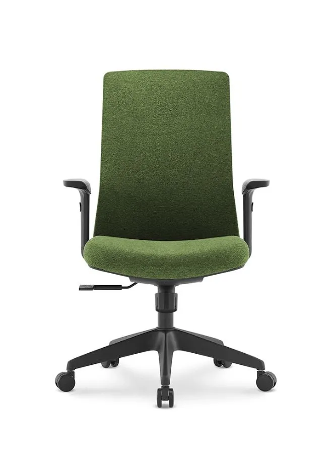 Middle Back Ergonomic Office Chair Without Headrest for Office, Home Office and Shops