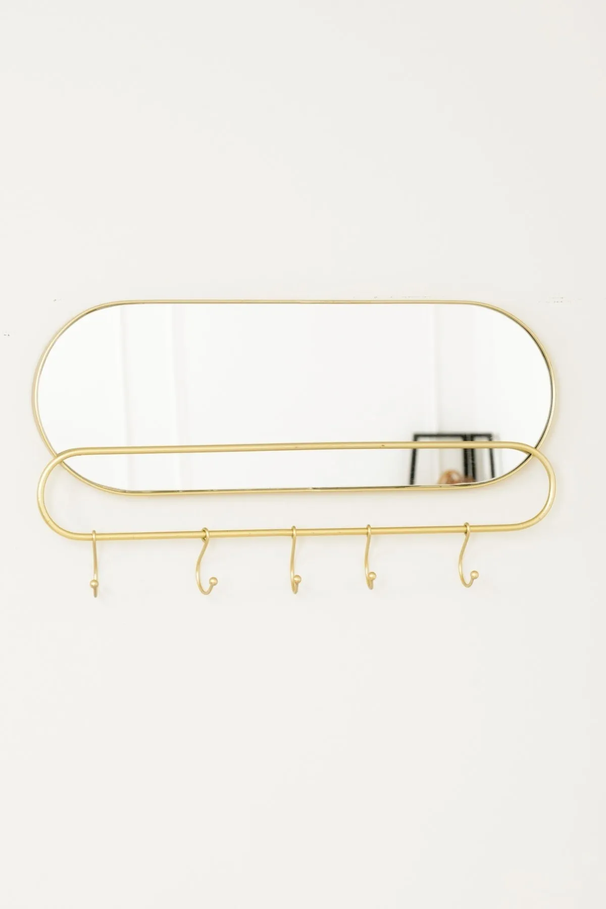 Mirror With Hooks