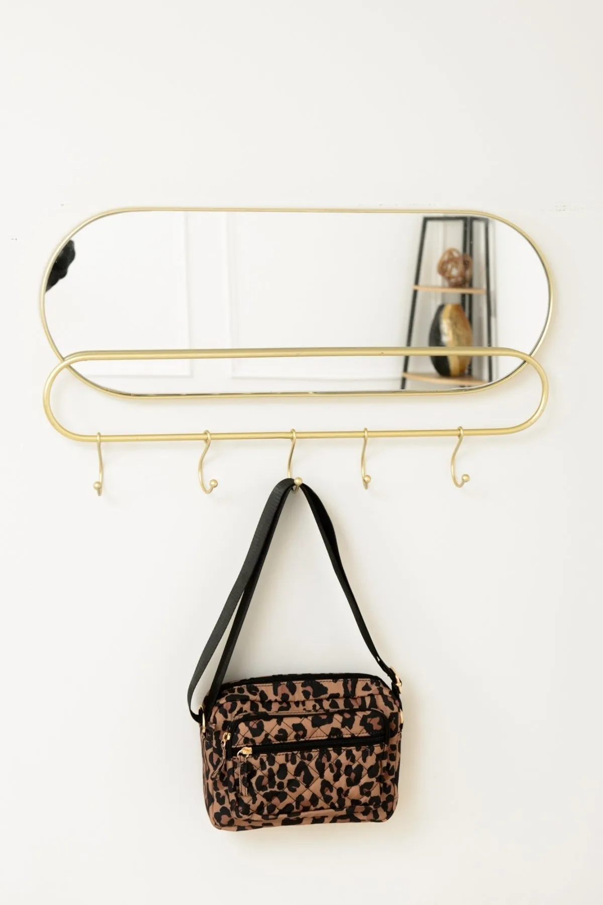 Mirror With Hooks