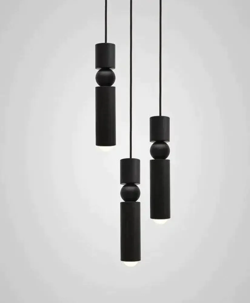 Modern Nordic Simple GU10 LED Hanging Lights Loft Single Head Pendant Lamps For Living Room Bedroom Bedside Art Restaurant Bar