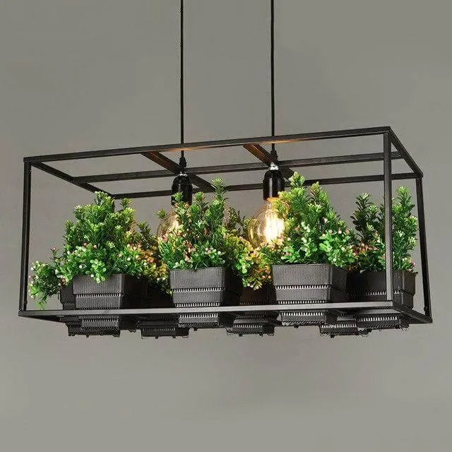 Modern Simple Creative Plant Chandelier Lamps