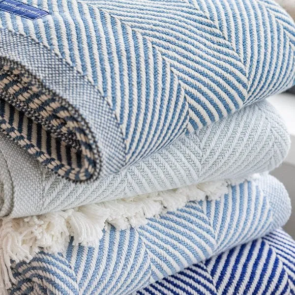 Monhegan Cotton Throw Without Fringe