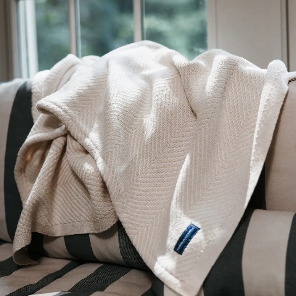 Monhegan Cotton Throw Without Fringe