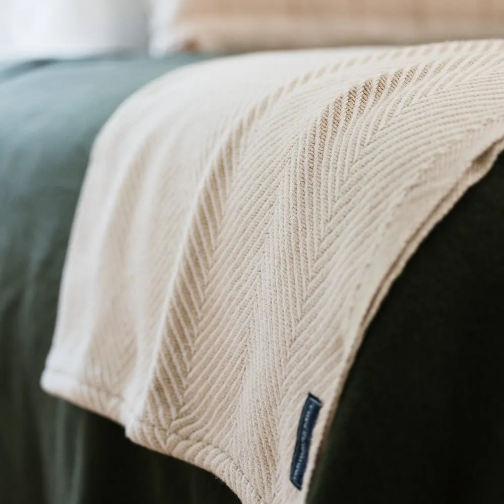 Monhegan Cotton Throw Without Fringe