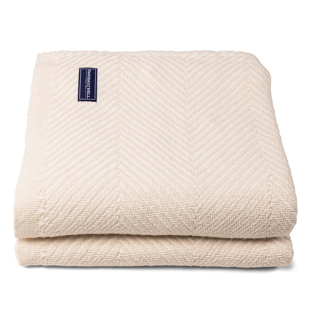 Monhegan Cotton Throw Without Fringe