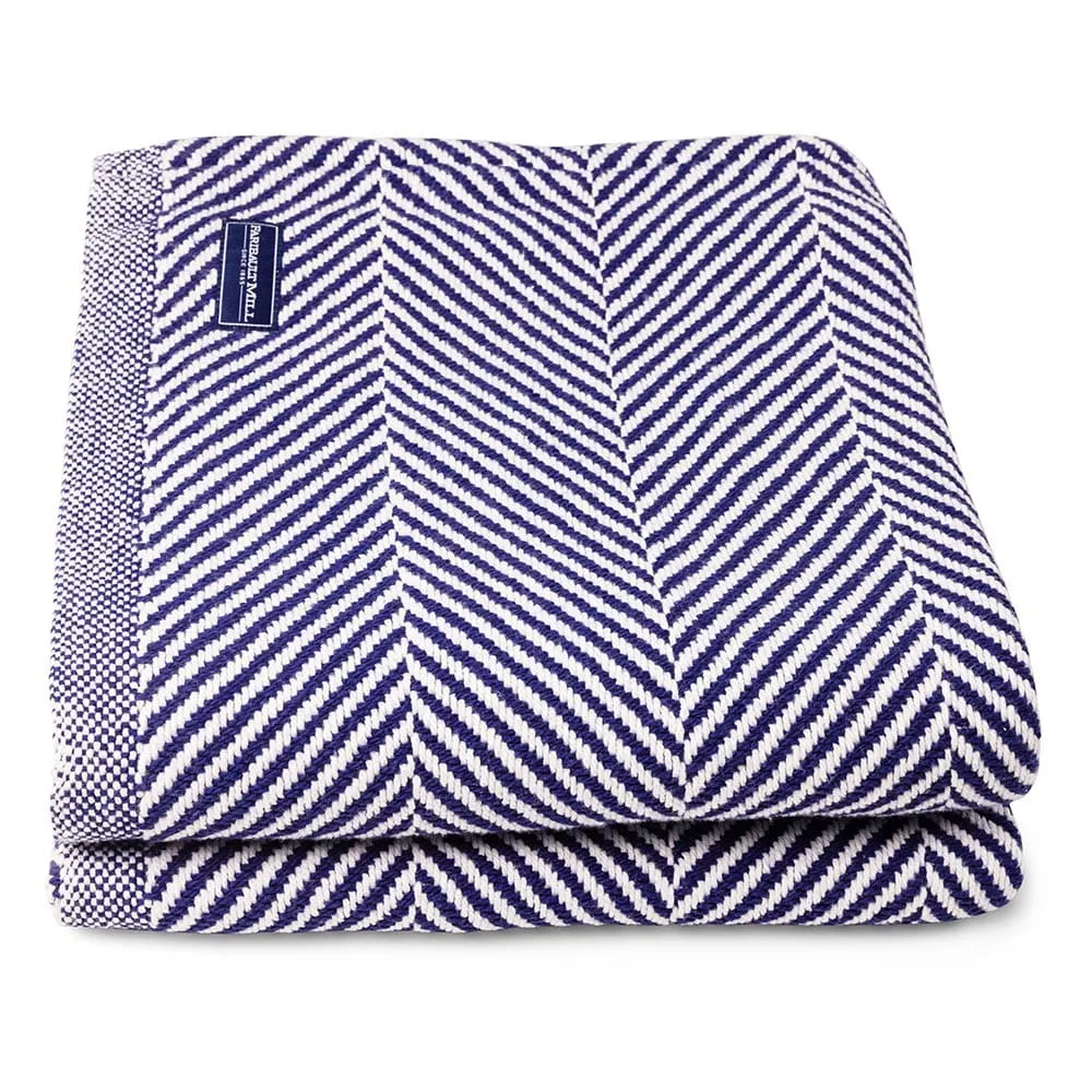 Monhegan Cotton Throw Without Fringe