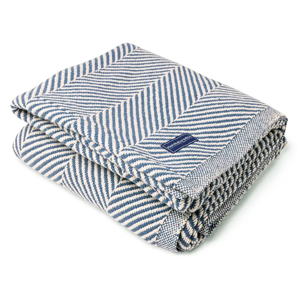 Monhegan Cotton Throw Without Fringe