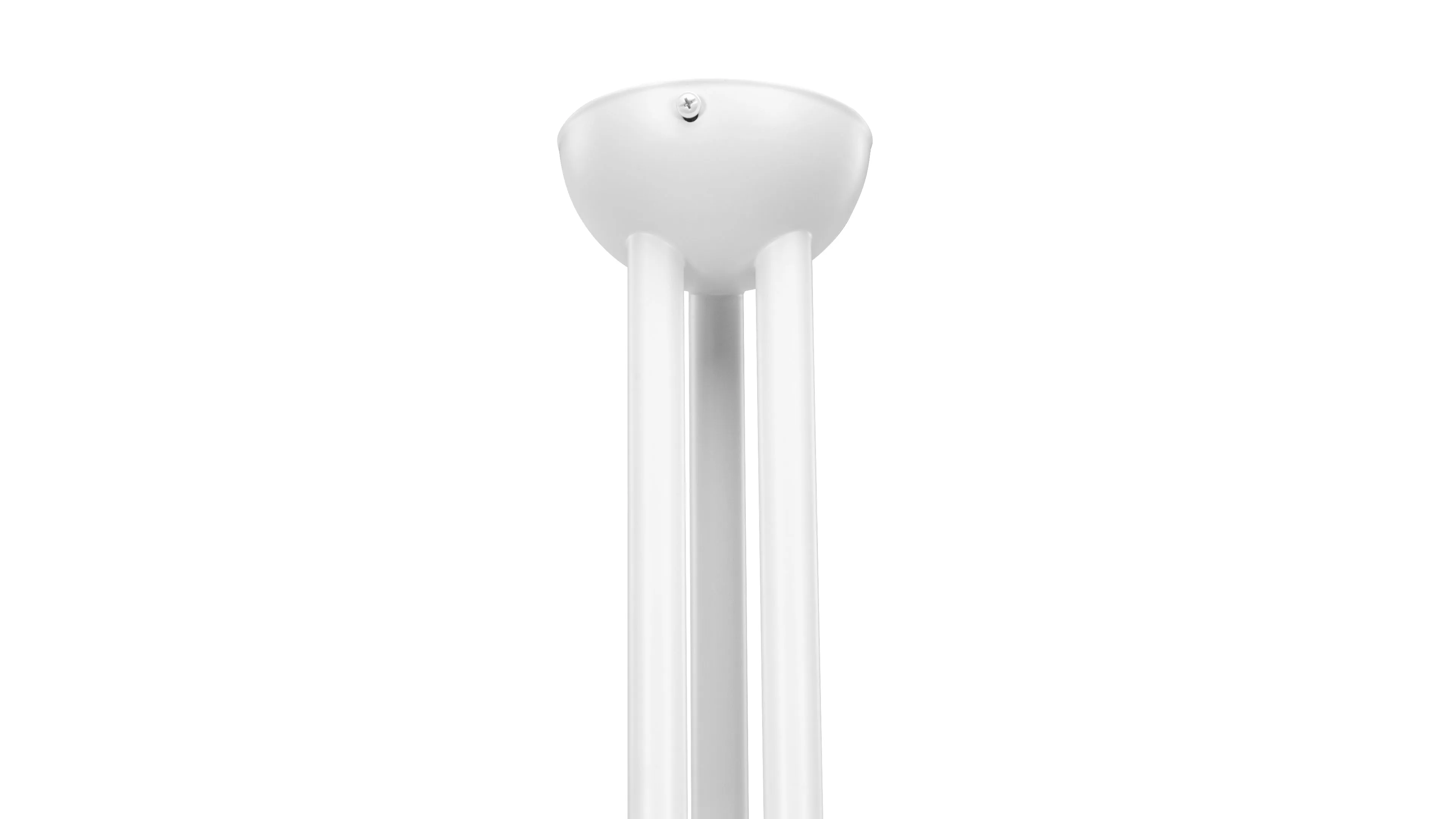 Mouille Ceiling - Mouille Ceiling Light, Three Arms, White, W98 in