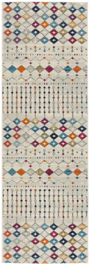 Mystique Multicoloured Tribal Pattern Hallway Runner